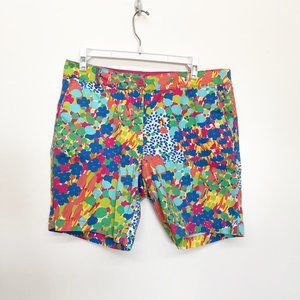 Talbots Blue Colorful Floral Weekend Shorts 6